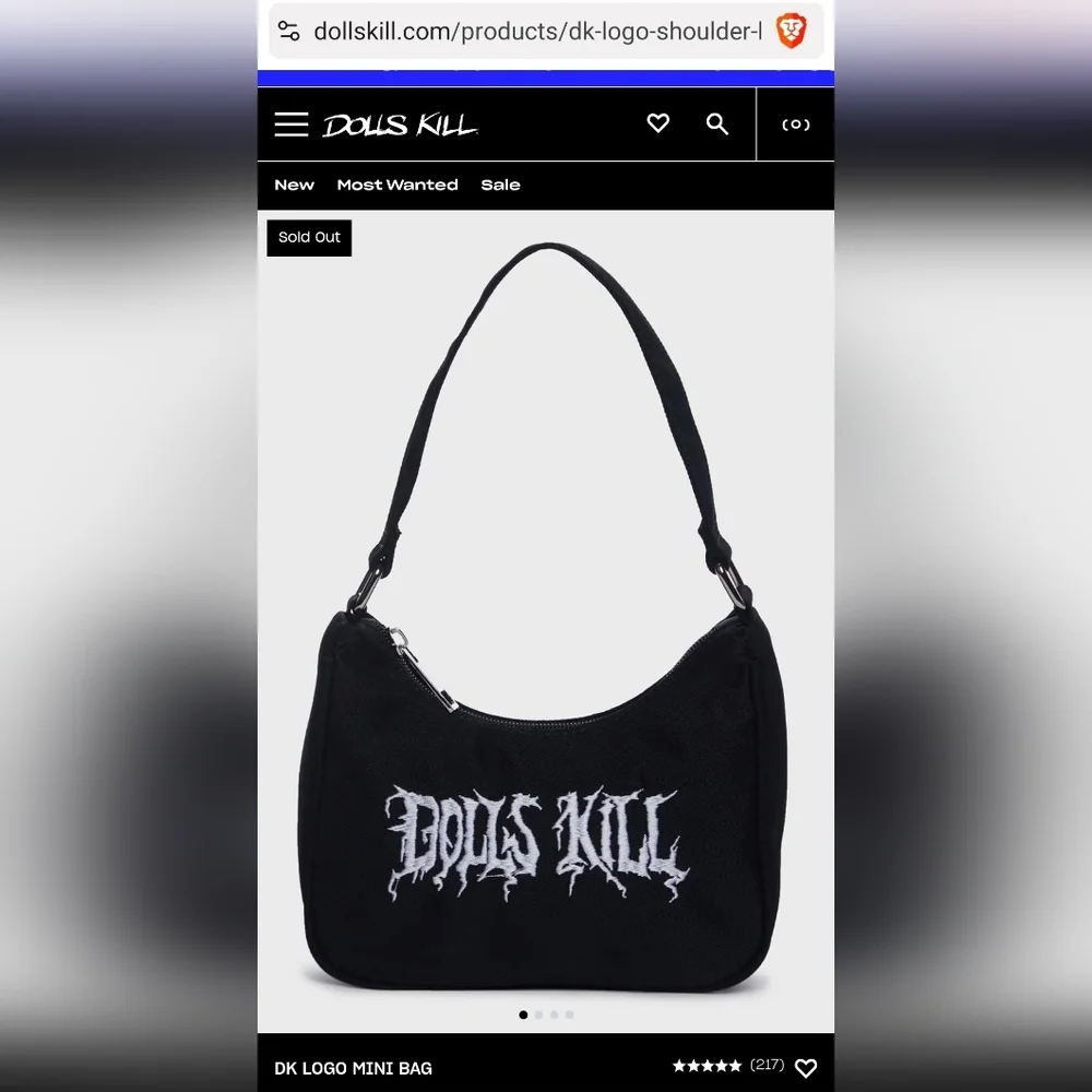 Doll's Kill Logo Mini Handbag *SOLD OUT ONLINE* - Picture 6 of 6